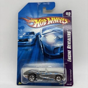 Hot Wheels '58 Corvette - Silver - Engine Revealers - 059/156 - 2007 - Picture 1 of 6