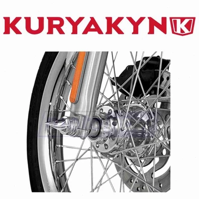 Kuryakyn Twisted Front Axle Caps for 2007 Harley Davidson XL1200N Sportster vw Foto 1 de 4