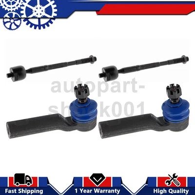 Extremos de varilla de amarre delanteros interiores y exteriores Mevotech para Toyota Tacoma 2013 2014 2015 2016 Foto 1 de 4