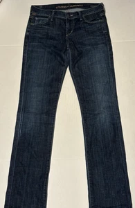 CITIZENS OF HUMANITY AVA DARK WASH STRAIGHT LEG JEANS SZ 26 - Picture 1 of 11