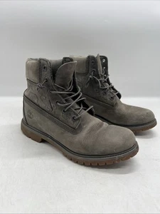 Timberland Youth Size 9 Premium Waterproof Boots Tornado Grey - Picture 1 of 12