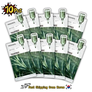 MEDIHEAL Tea Tree Calming Moisture Essential Mask Sheet 24mlx 10 Pcs from Korea - Picture 1 of 16