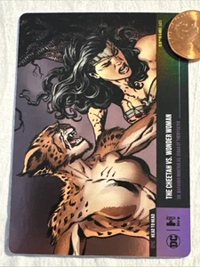 The Cheetah Vs Wonder Woman DC Trading Card Ch 4 Epic Holo Random Mint Physical - Picture 1 of 3