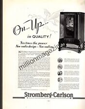 1933 Stromberg-Carlson Radio #49 Original ad from Fortune Magazine