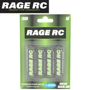 Rage RC AA Alkaline Batteries (4) TV Remote Control Car Truck Boat Plane Clock - Picture 1 of 1