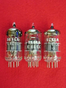 1x E88CC TESLA NEUwertig Röhre geprüft Tube NEW 6922 Valve Valvula Valvola Tutto - Picture 1 of 1