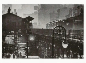 POSTCARD "Third Avenue Elevated Train NYC" c1952 NY Times Photo MINT Unused - Picture 1 of 1