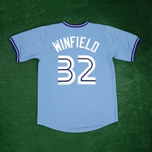 Dave Winfield Toronto Blue Jays Blue Cooperstown Throwback Men's Jersey - Picture 1 of 6