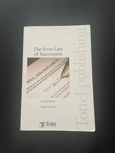 The Scots Law of Succession by Hilary Hiram (Paperback, 2nd Edition 2007) - Picture 1 of 1