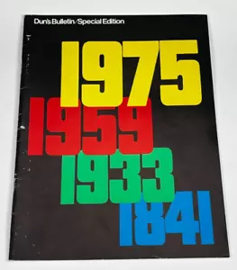 1975 Dun & Bradstreet Dun's Bulletin Special Edition 130 years Report Magazine - Picture 1 of 13
