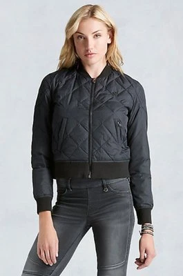 NEW TRUE RELIGION JEANS $298 BLACK NYLON QUILTED DOWN PUFFER JACKET SZ XS - Image 1 of 4