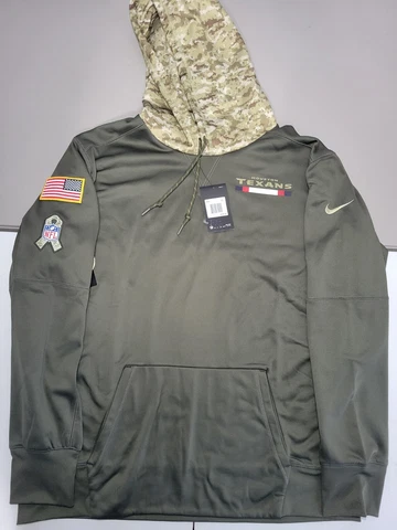 Nike NFL Football Houston Texans Salute To Service Mens Sweatshirt Cover