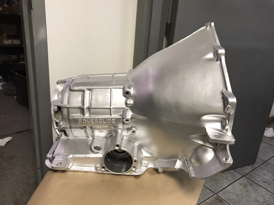 GMC CHEVY POWERGLIDE TRANSMISSION ALUMINUM CASE EMPTY TOP SHAVED OFF OR NOT - Image 1 of 4