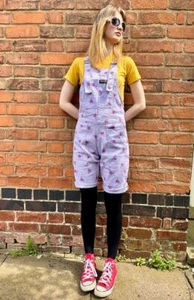 Womens Run & Fly Dungashorts Bee Print Retro stretch cotton shorts 4XS-4XL - Picture 1 of 5