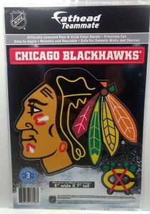 CHICAGO BLACKHAWKS 3 PC. FATHEAD TEAMMATE VINYL DECALS NHL LICENSED 8"X10" SHEET - Picture 1 of 1