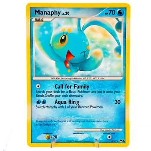 Tarjeta Pokémon MANAPHY 3/17 Pop Serie 6 Promo Rara Casi Como Nueva Sin Jugar - Imagen 1 de 2