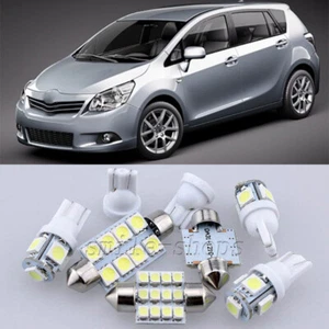 11PCS White Interior LED Light Package Kit for 2009-2015 Toyota Verso - Picture 1 of 11