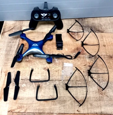 Thunderbird Quadcopter Drone with Wi-Fi Camera - Model DRW389BU - With Parts - Image 1 of 4