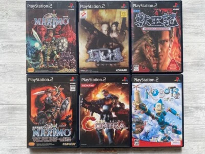 SONY PS2 Maximo & Shin & Neo Contra & Project Altered Beast & Robots from Japan - Image 1 of 4