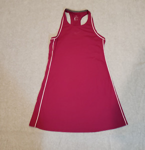 Nike Court Tennis Dress Size Small 4-6 DriFit US OPEN Pink True Berry/White