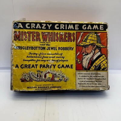 Mister Whiskers & the Wrigleybottom Jewel Robbery Milton Bradley Game 1937 Old - Image 1 of 4