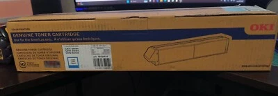 Cartucho de tóner original OKI 45536515 cian de alta capacidad 38K C931 C941 C942 Foto 1 de 2