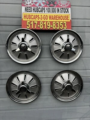 1964  Chevrolet Corvette Spinner15” original 4 hubcaps Convertible Used Mint - Image 1 of 4