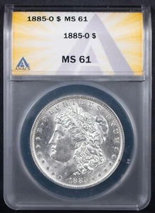 1885-O MORGAN DOLLAR---ANACS MS61 - Bild 1 von 4