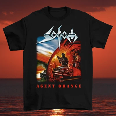 Camiseta Sodom Agent Naranja Manga Corta Talla Completa S-5XL Foto 1 de 4