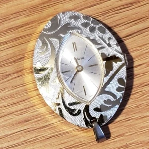 Vintage Working Endura Pendant Necklace Watch Swiss Oval Manual Wind WP4 - Picture 1 of 8