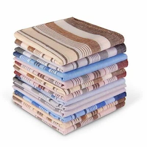 Ohuhu Handkerchiefs for Men, 12 Piece Gift Set 4 Color Hankies - Picture 1 of 6