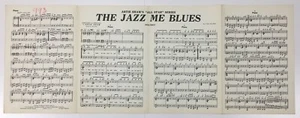 Artie Shaws All Star Series The Jazz Me Blues 1940 Piano Sheet Music Tom Delaney - Picture 1 of 6