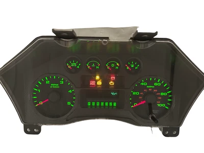 Cuadro de instrumentos velocímetro 08 Ford F250SD/F350SD medidores 162.496 millas diésel Foto 1 de 3