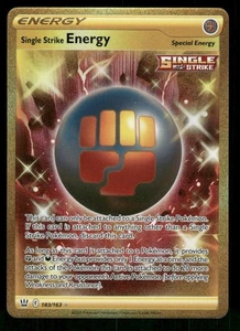 Single Strike Energie (Secret) 183/163 Secret Rare Holo NM Pokemon SWSH05: Kampf - Bild 1 von 2