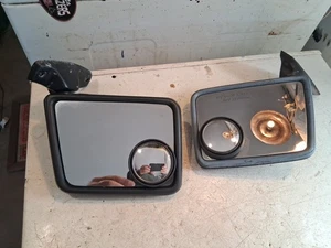 1989 - 92? Ford Ranger L & R Doors Side View Mirrors W/ Convex Wide View Mirrors - Picture 1 of 19