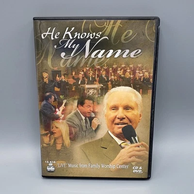 Jimmy Swaggart CD DVD He Knows My Name Live Music Family Worship Center LIKE NEW - Image 1 of 4