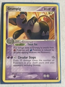 Pokemon Grumpig - MP - EX Crystal Guardians (20/100) - Picture 1 of 2