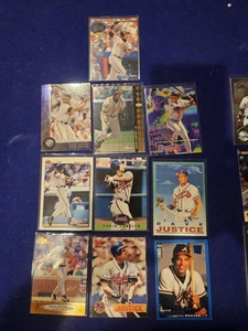 LOTE DE TARJETAS DAVE JUSTICE PRIZM REFRACTOR PARALELO EDICIÓN NOVATO PREFERIDA - Imagen 1 de 6