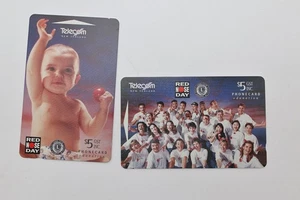 Telecom New Zealand Red Nose day charity Prepaid Phone card 1995 Lions Club - Picture 1 of 2