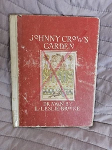 Vintage book JOHNNY CROW S GARDEN BY L. Leslie Brooke 1968 edition ex-library - Bild 1 von 10