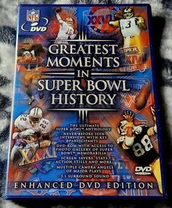 Greatest Moments in Super Bowl History (DVD, 2000) - Picture 1 of 4