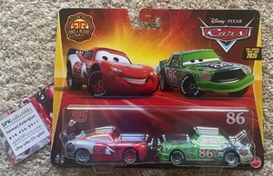 Disney Pixar Cars Race & Rescue Rally McQueen Excl Chick 2025 2 PACK Diecast NEW - Picture 1 of 3