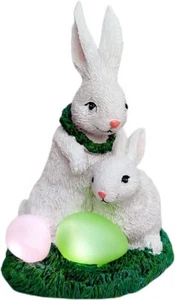 Garden Rabbit Outdoor Bunny Statue Décor Sculpture Yard Lawn Ornament Figurine - Picture 1 of 7