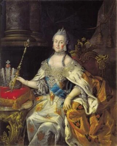 CATERINA LA GRANDE POSTER LUCIDO FOTO ii russia imperatrice regina muro 675 - Foto 1 di 1