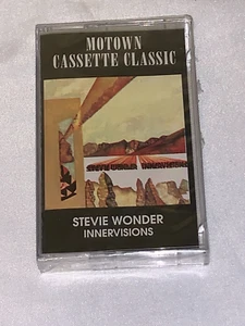 MOTOWN CASSETTE CLASSIC STEVIE WONDER INNERVISIONS CASSETTE BRAND NEW SEALED!!! - Picture 1 of 6