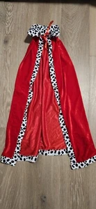Roter König Cape Kinderkostüm Kinder Größe M 8-10 - Bild 1 von 1