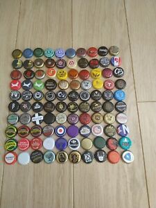 100 Assorted Bottle Top Caps Craft Beer Belgium Mixed 