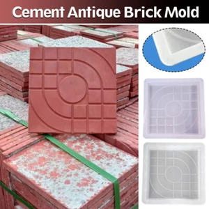 Paver Stone Mold Plastic Garden Brick Floor Tile Cement Antique Brick Mold DIY. - Picture 1 of 13