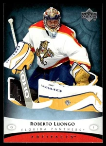 2005-06 artefactos de cubierta superior Roberto Luongo Florida Panthers #44 - Imagen 1 de 2
