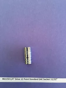 GearWrench 80215D 1/4" Unidad 12 Puntos Estándar SAE Enchufe 11/32" - Imagen 1 de 1